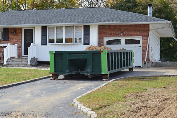 you can place a residential dumpster on the street as long as you obtain a permit from the city